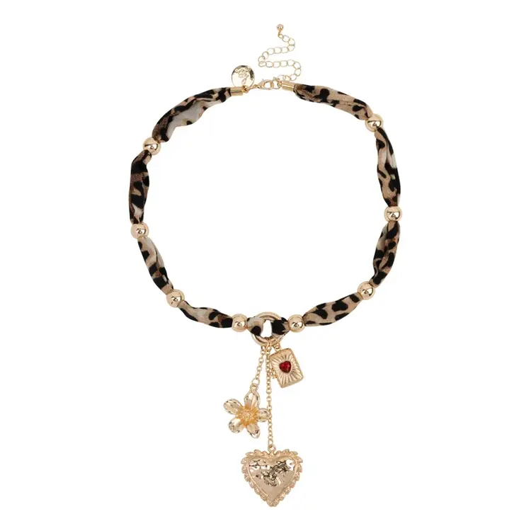 Bulu Brands Leopard Charm Neck