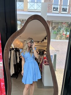 Just be Jolie Evy Dress Light Blue