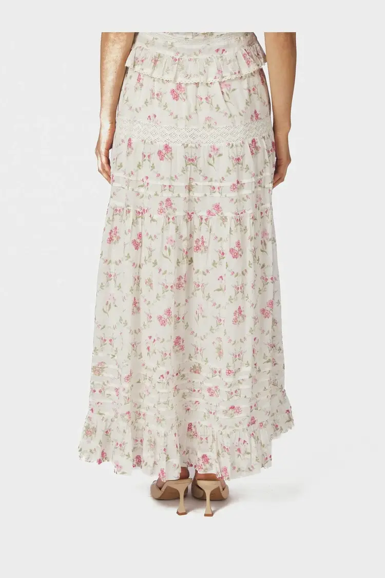 Neo Noir Fippo Spring Flower Skirt Off White