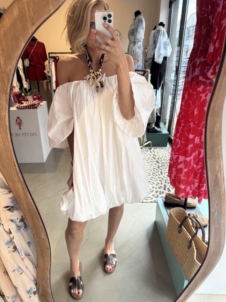 Just be Jolie Roxy Dress White