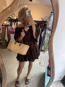 Just be Jolie Roxy Dress Brown