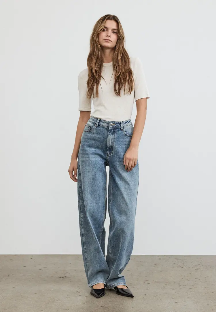 Soft Rebels Caja Jeans Light Denim Blue