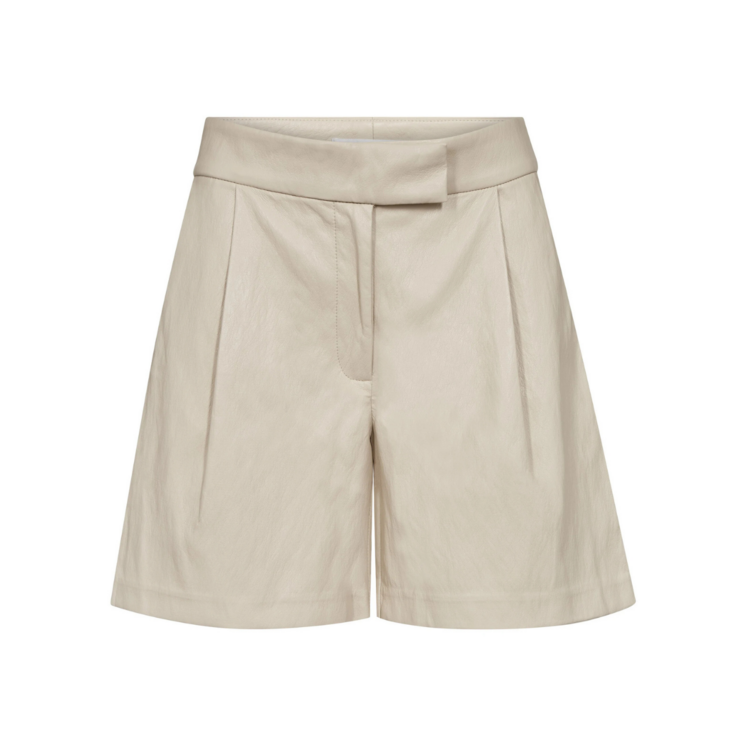 Co'Couture GittCC Pleat Shorts Bone