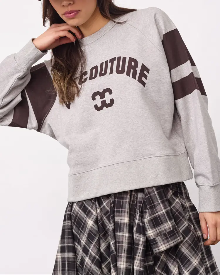 Co'Couture ErisCC College Sweat Grey Melange