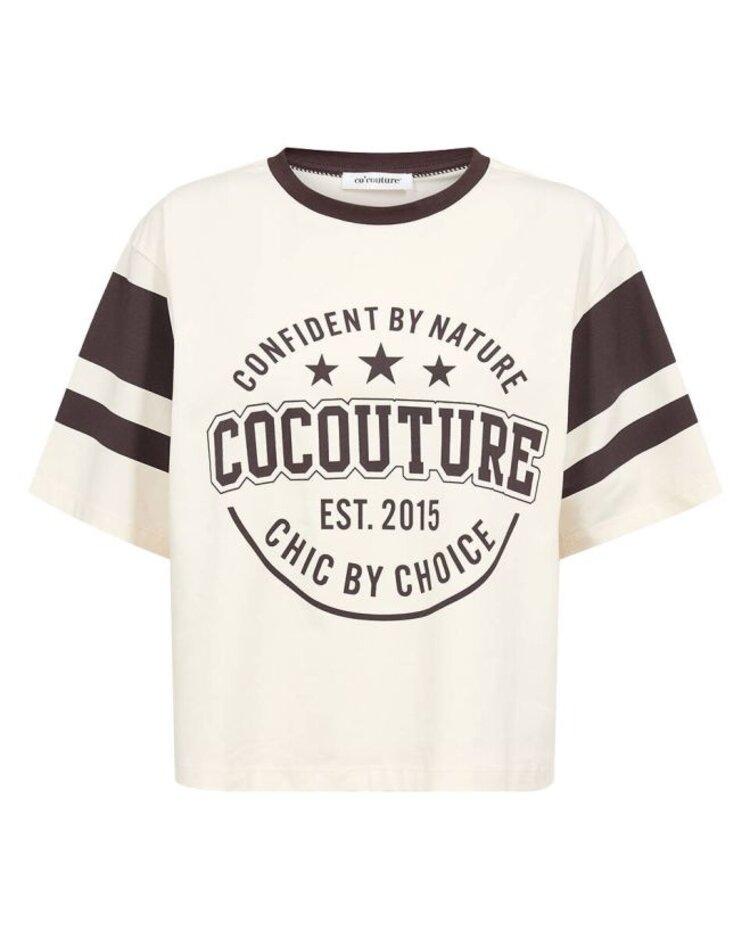 Co'Couture ConfidentCC Box Tee Chocolate Plum