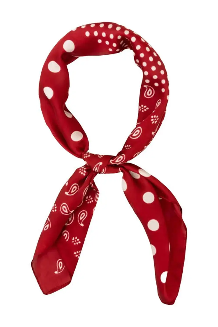 Bulu Brands Dots Scarf Rood