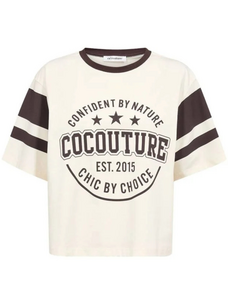 Co'Couture ConfidentCC Box Tee Chocolate Plum