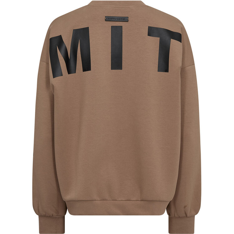 Haute L'Amitié Maxi Split Logo Sweat  Early Autumn