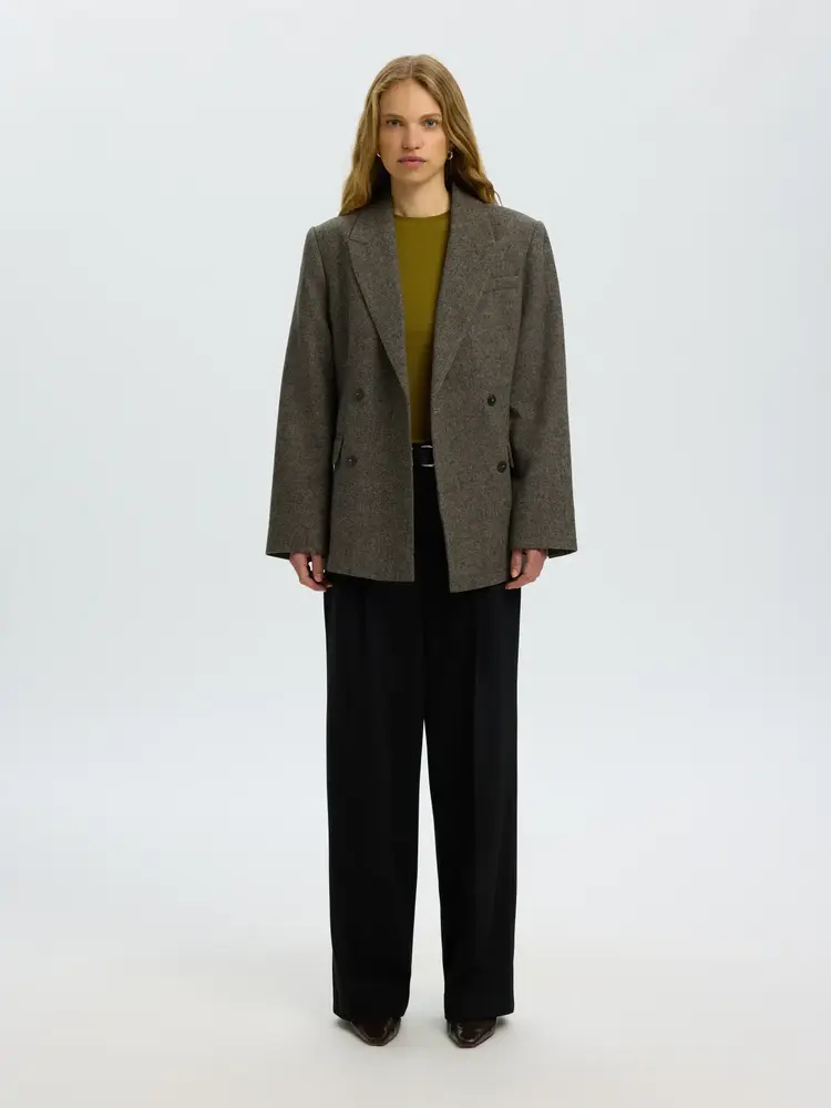 Selected Femme Manja LS O-Neck Noos Fir Green
