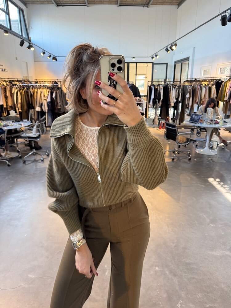 Co'Couture AmidaCC Belt Pant Army