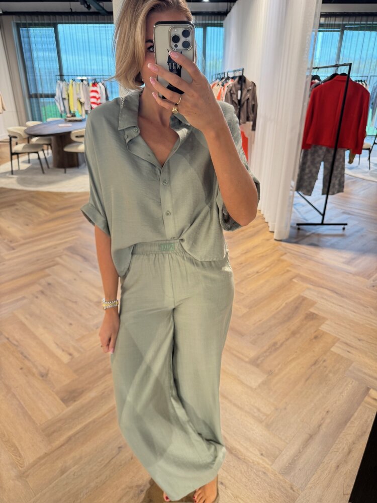 Alix The Label Ladies Woven Irregular Wide Leg