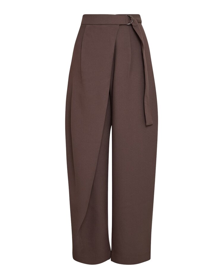 MSCH Zein Esteriane HW Pants Hot Fudge