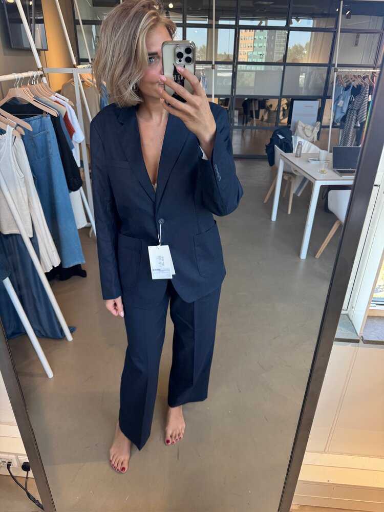 Selected Femme Ellen MW Pant Dark Navy