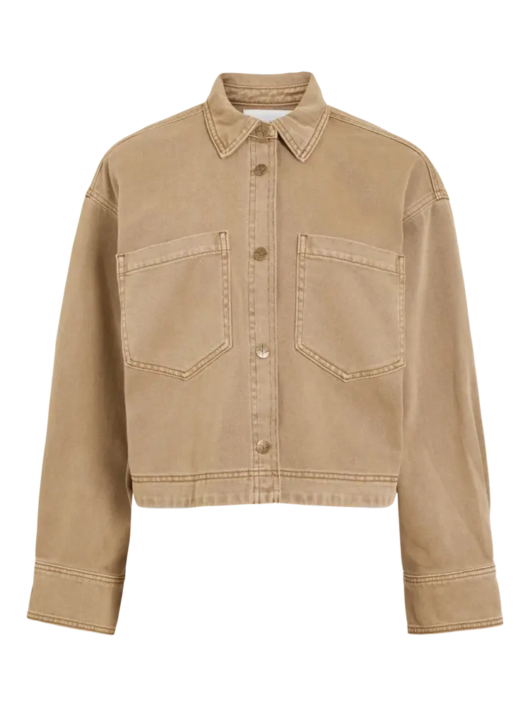 Rouge Edit Dana L/S Denim Shirt T/PF Dull Gold