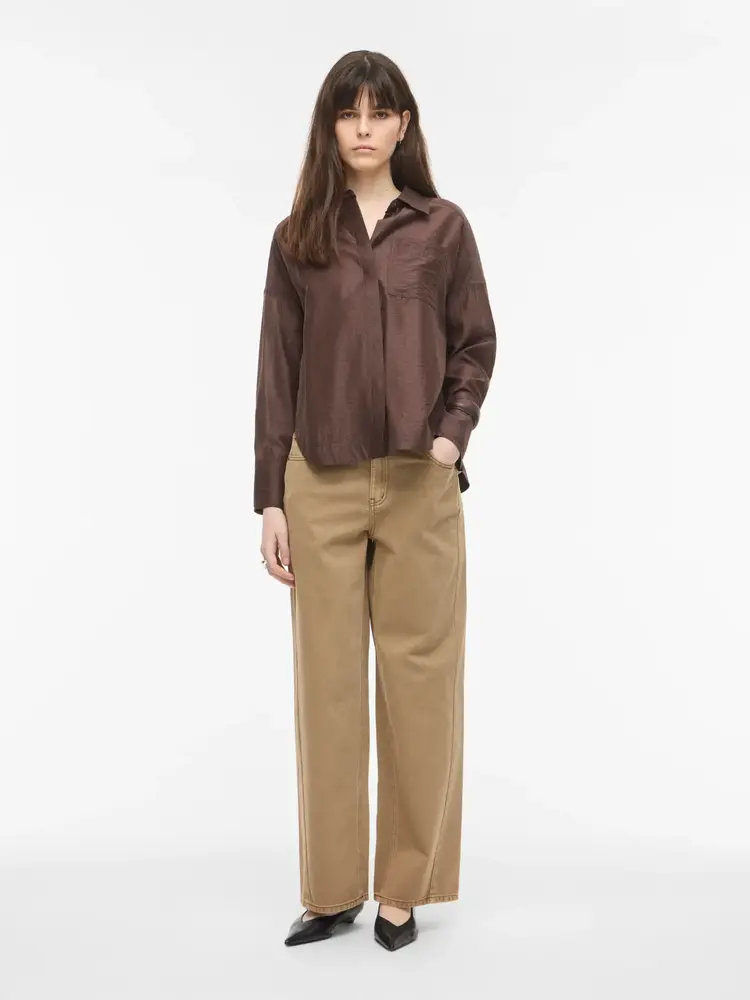 Rouge Edit Dana RW FL Jeans/PF Dull Gold