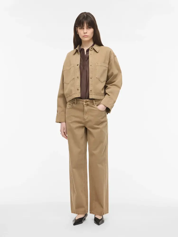 Rouge Edit Dana RW FL Jeans/PF Dull Gold