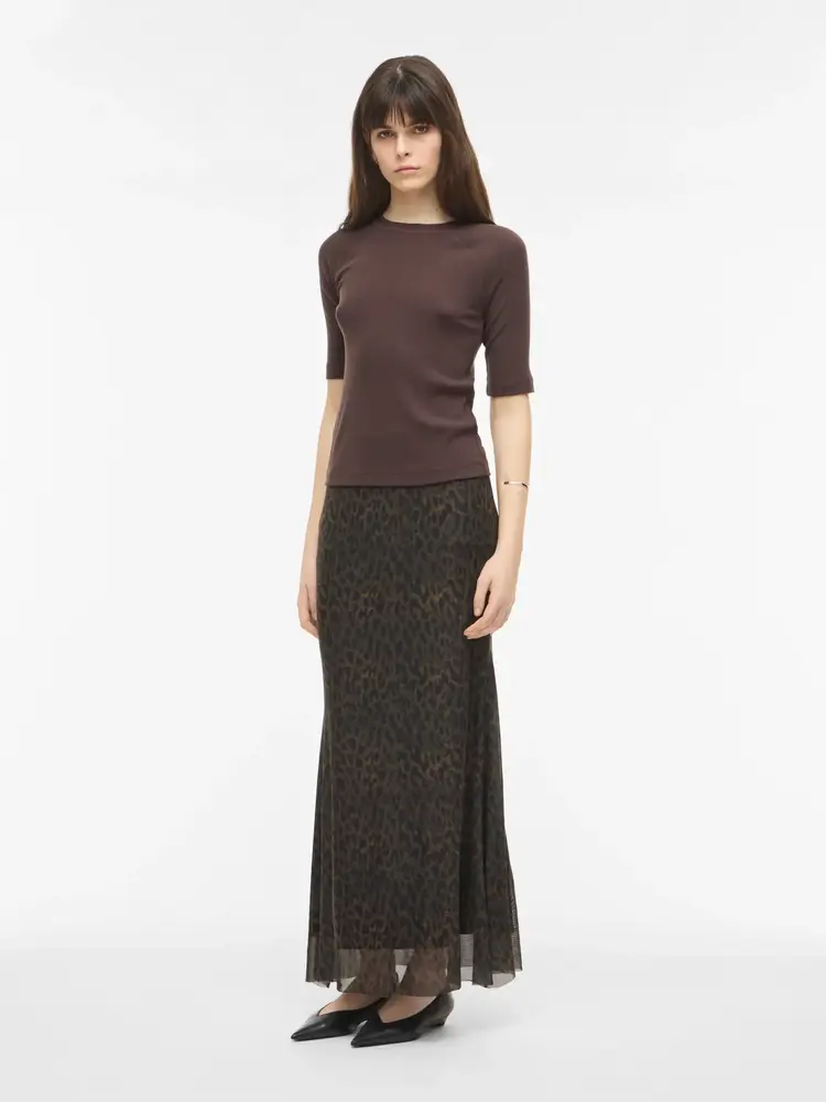 Rouge Edit Messa RW Ankle Skirt/1 Dull Gold/Leo