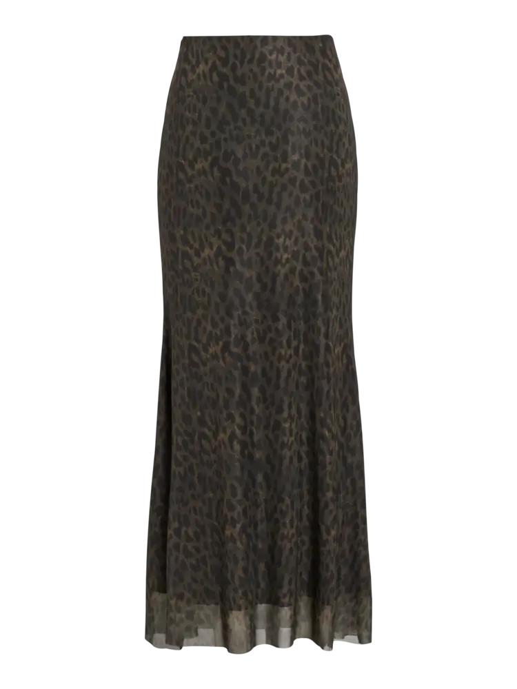 Rouge Edit Messa RW Ankle Skirt/1 Dull Gold/Leo