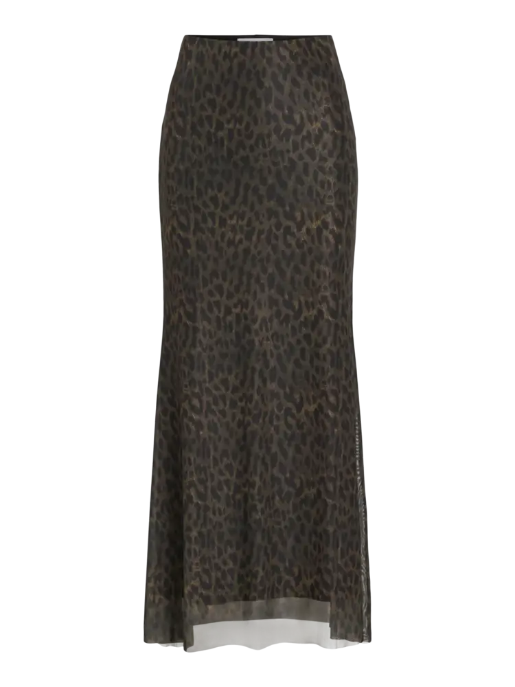 Rouge Edit Messa RW Ankle Skirt/1 Dull Gold/Leo