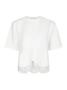 Neo Noir Iria Lace Tee White