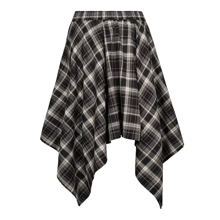 Co'Couture DagnyCC Check Tie Skirt Black