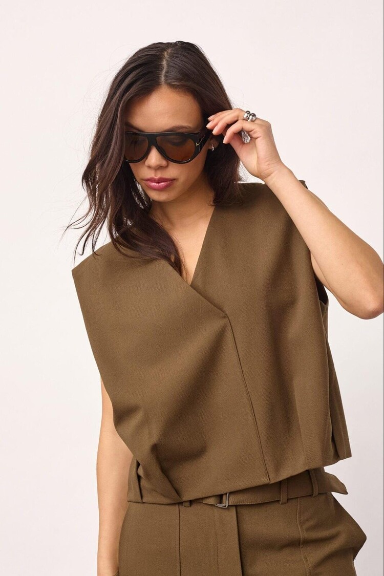 Co'Couture AmidaCC V-Top Army