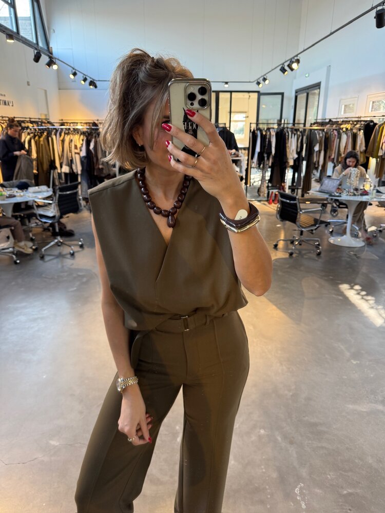 Co'Couture AmidaCC V-Top Army