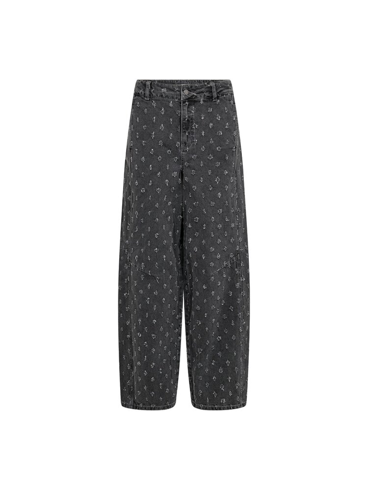 Co'Couture DerriCC Dot Jeans Mid Grey