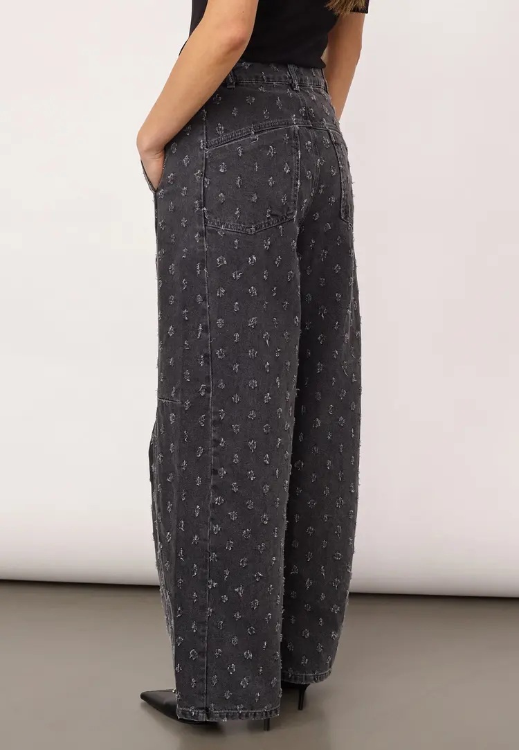 Co'Couture DerriCC Dot Jeans Mid Grey
