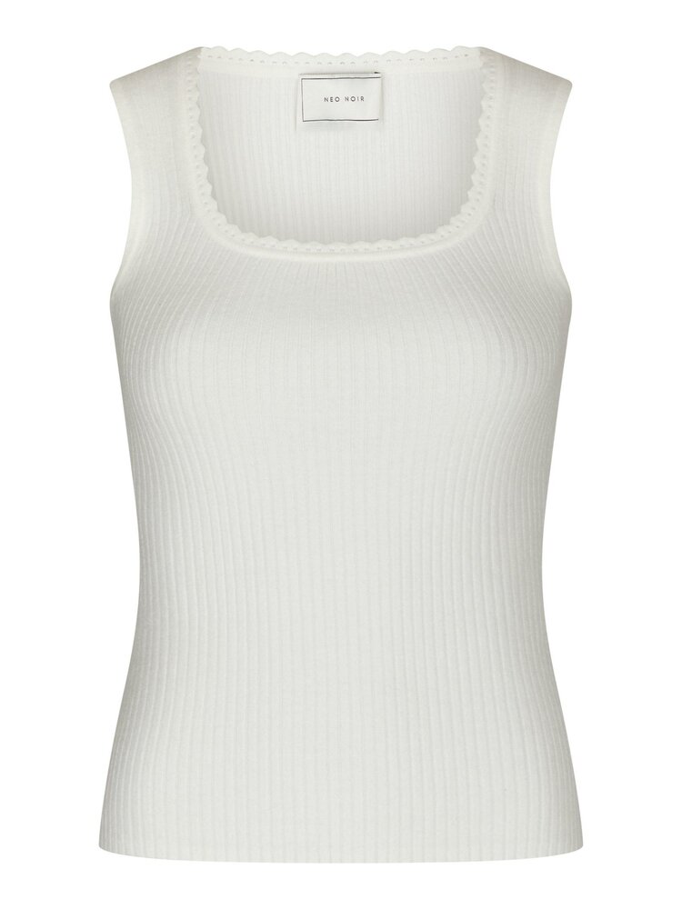 Neo Noir Fraline Knit Top Off White