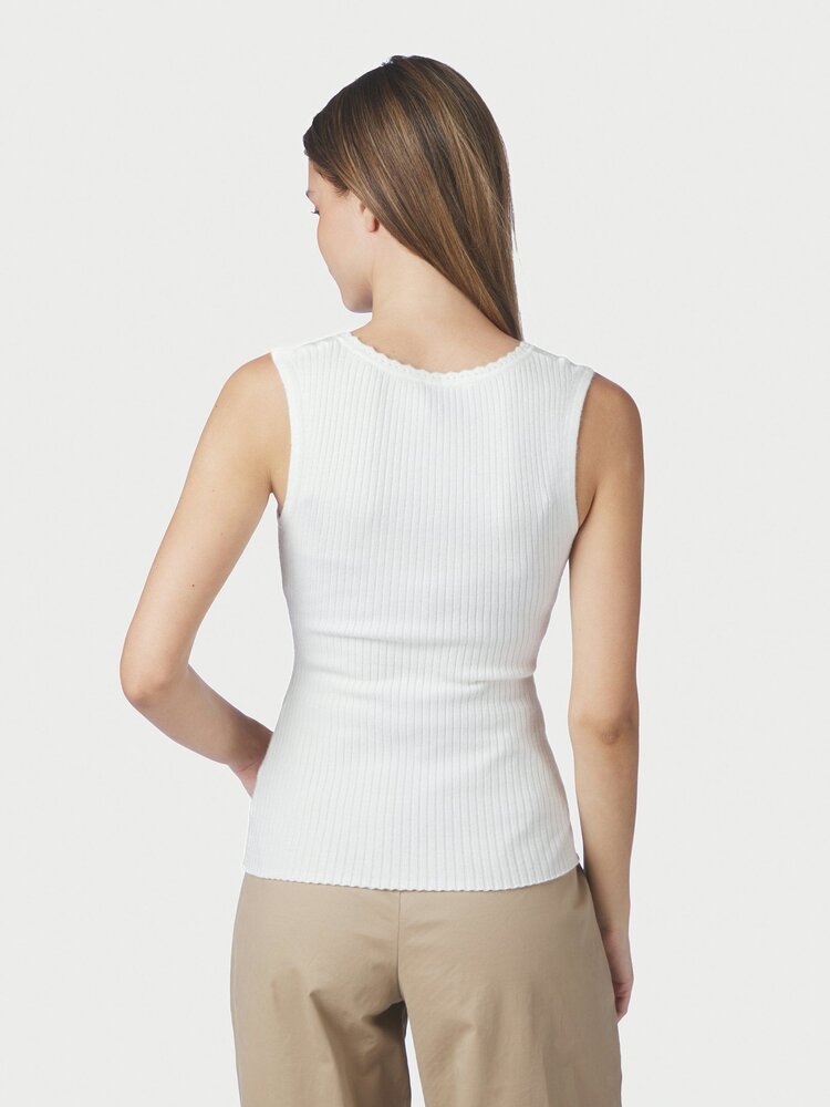 Neo Noir Fraline Knit Top Off White