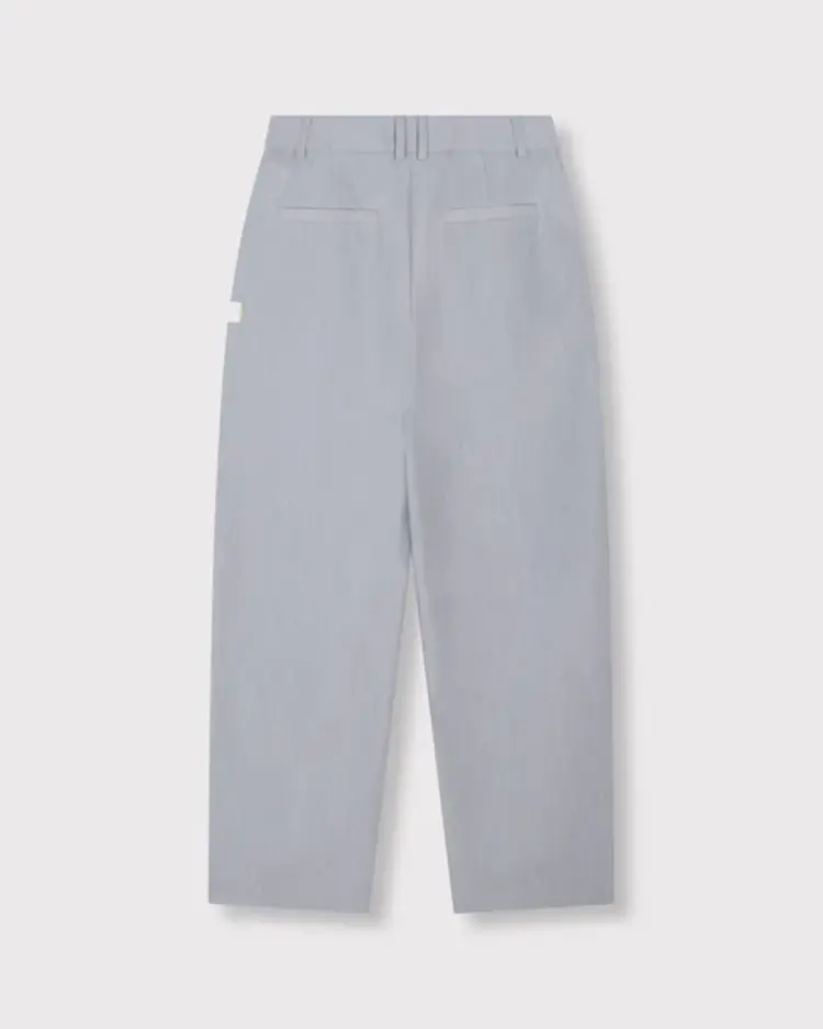 Alix The Label Ladies Woven Clean Mix Pants Grey Melange