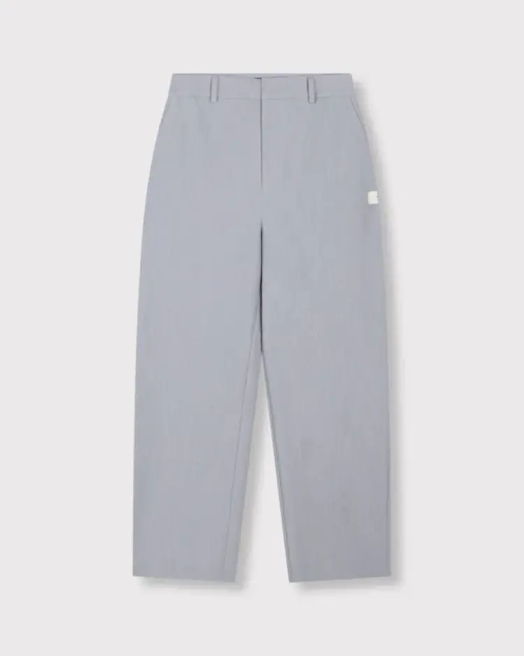 Alix The Label Ladies Woven Clean Mix Pants Grey Melange