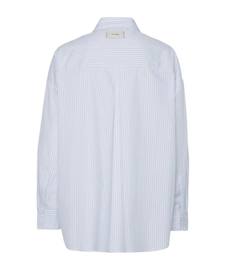 Alix The Label Ladies Woven Pinstripe Blouse Soft White