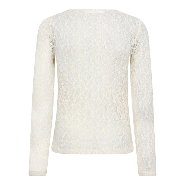 Co'Couture BarnaCC O-Neck Blouse Off White