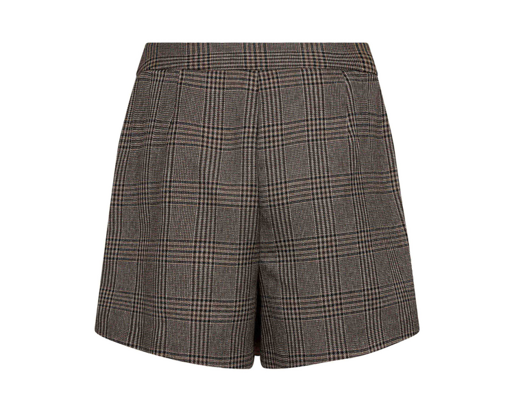 Co'Couture VeyaCC Check Wrap Skort Brown