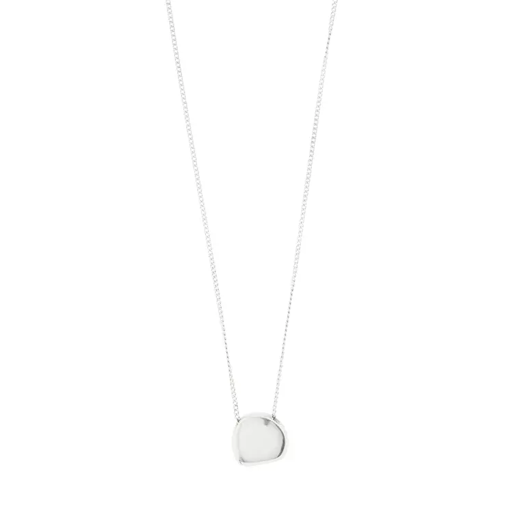 Pilgrim PRESENCE Coin Necklace Silver-Plated