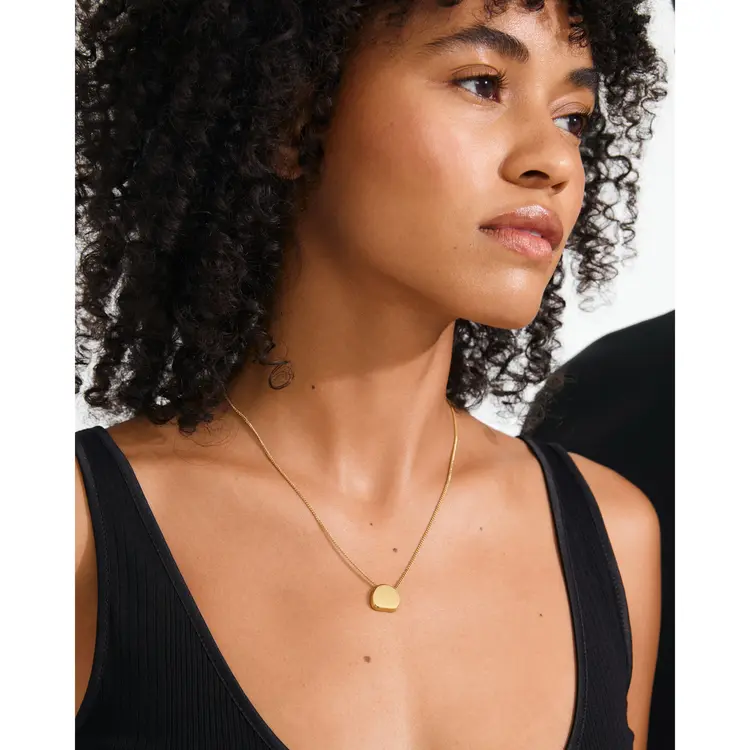 Pilgrim PRESENCE Coin Necklace Gold-Plated