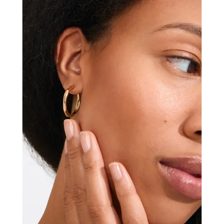 Pilgrim INNER Hoop Earrings Gold-Plated