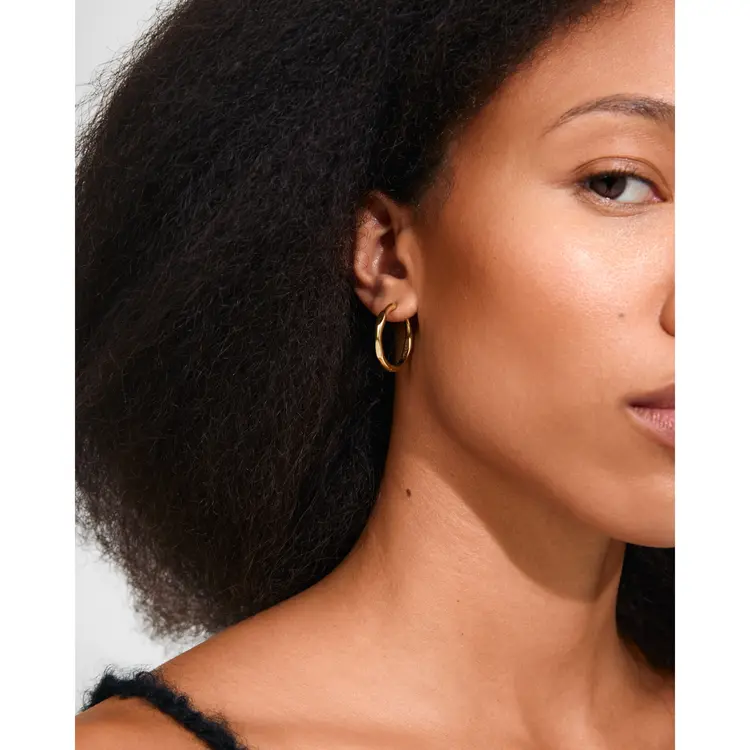 Pilgrim INNER Hoop Earrings Gold-Plated