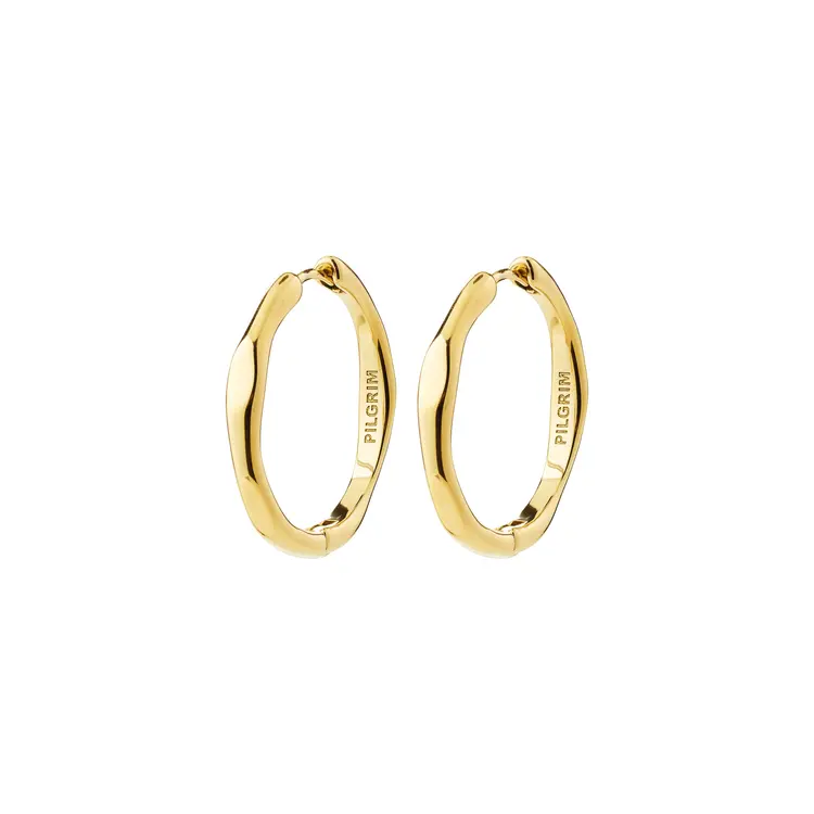 Pilgrim INNER Hoop Earrings Gold-Plated