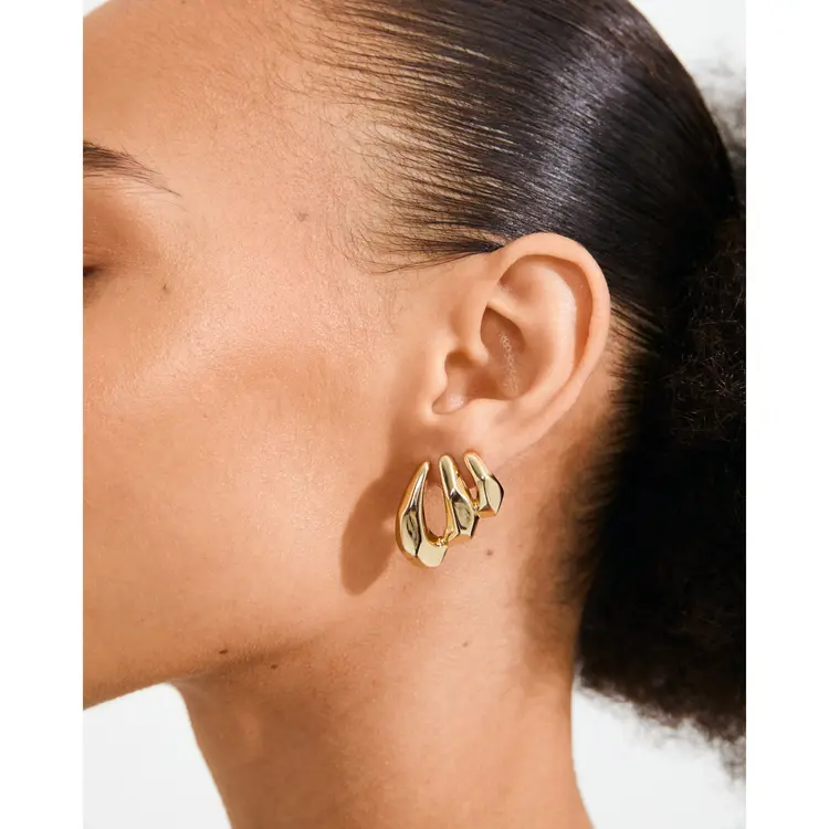 Pilgrim PRESENCE Earrings Gold-Plated