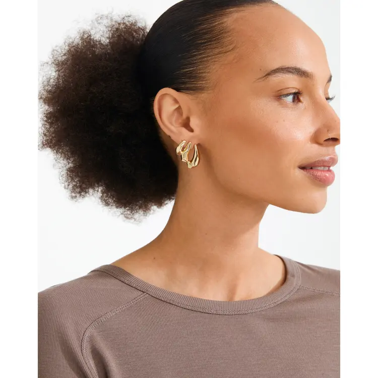 Pilgrim PRESENCE Earrings Gold-Plated