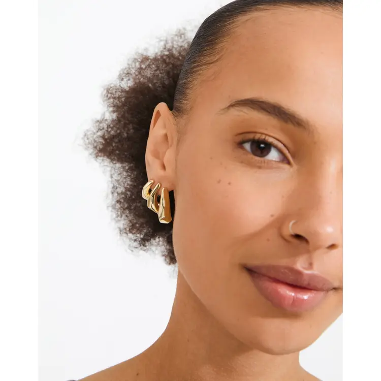 Pilgrim PRESENCE Earrings Gold-Plated