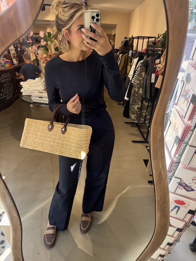 Selected Femme Ellen MW Pant Dark Navy