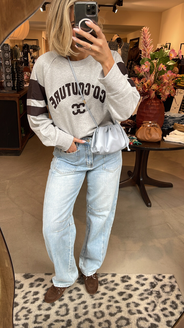 Co'Couture ErisCC College Sweat Grey Melange