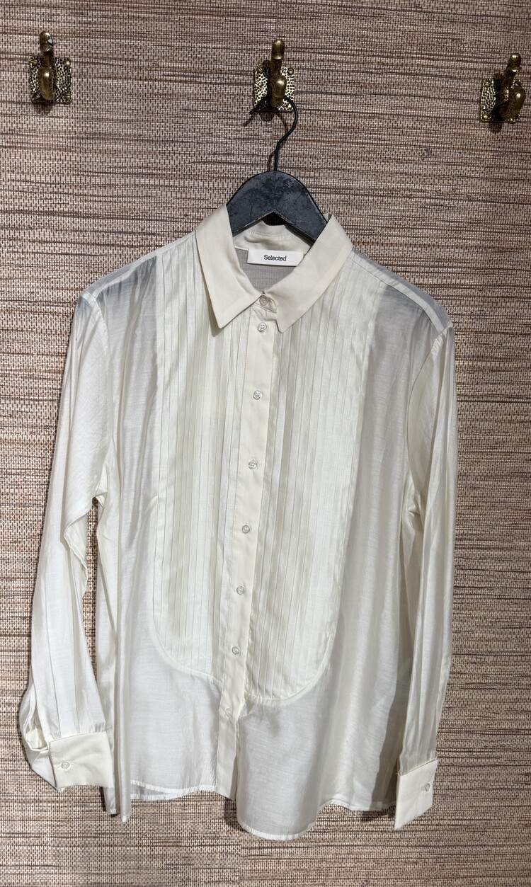 Selected Femme Iris Relaxed LS Shirt B Angora