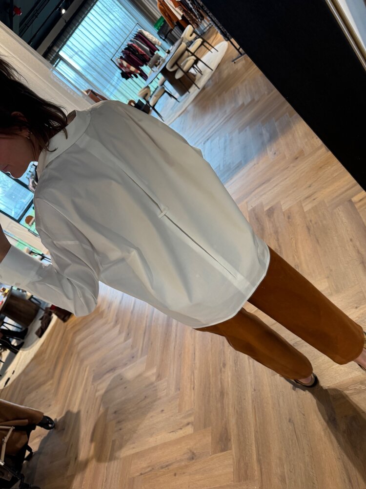 Alix The Label Ladies Woven Oversized Blouse Soft White