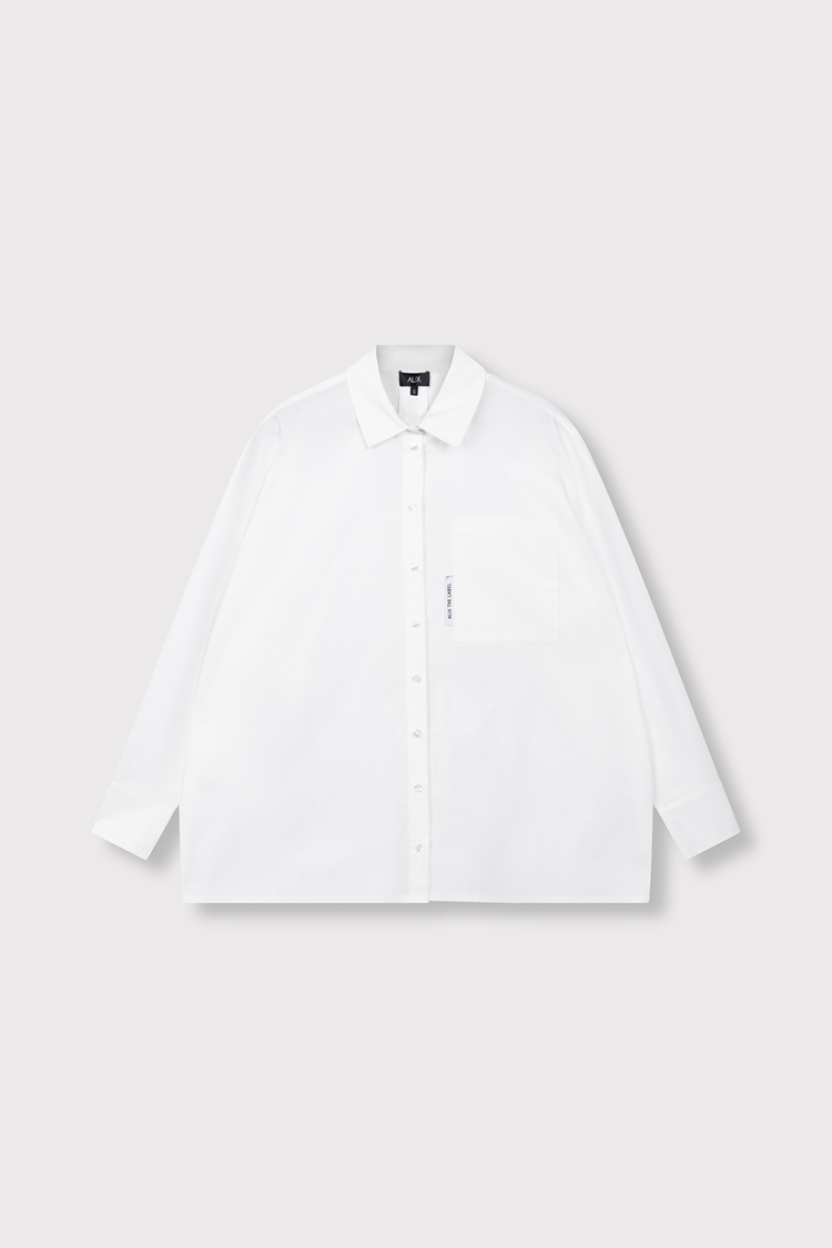 Alix The Label Ladies Woven Oversized Blouse Soft White