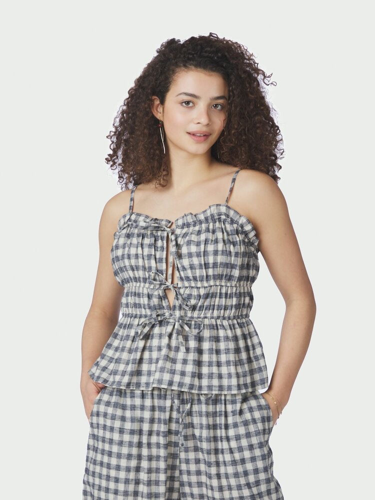 Neo Noir Seylor Check Top
